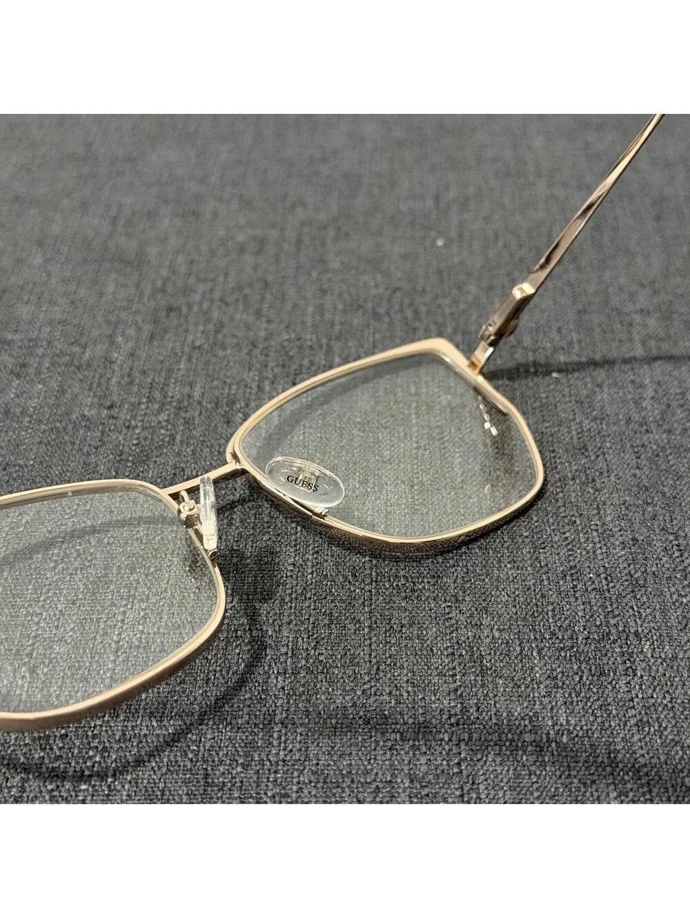 GUESS GU50293 Women’s Eyeglass Frames Rose Gold Animal Print 55-16-140